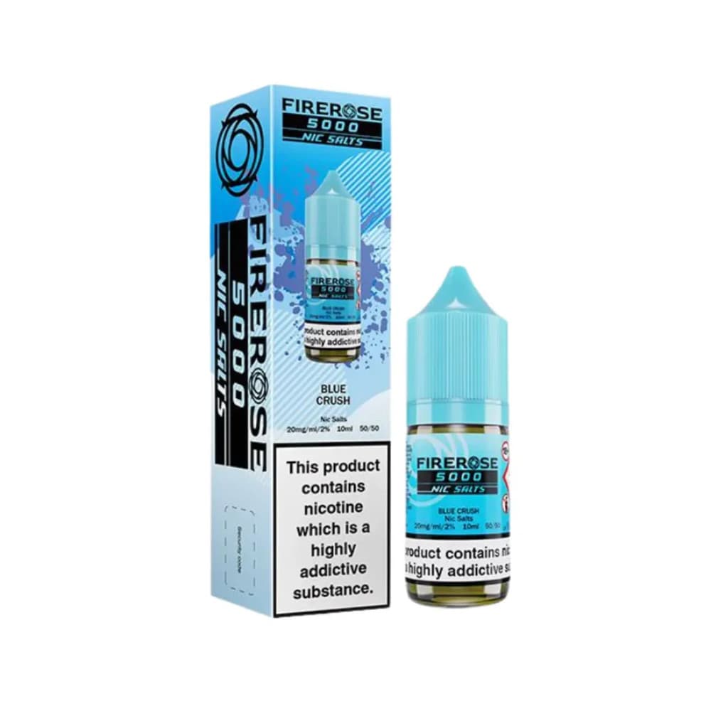  Blue Crush / 20mg Firerose 5000 Nic Salts e liquids 10ml Box of 10