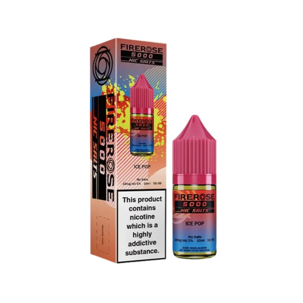  Ice Pop / 20mg Firerose 5000 Nic Salts e liquids 10ml Box of 10