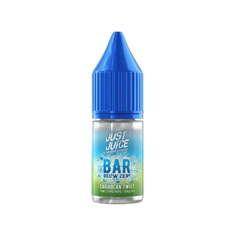  Caribbean Twist / 20mg Just Juice Below Zero Nic Salts e liquids 10ml Box of 5