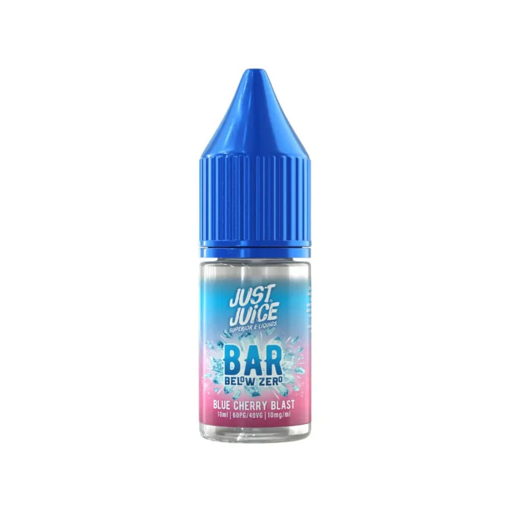  Blue Cherry Blast / 10mg Just Juice Below Zero Nic Salts e liquids 10ml Box of 5
