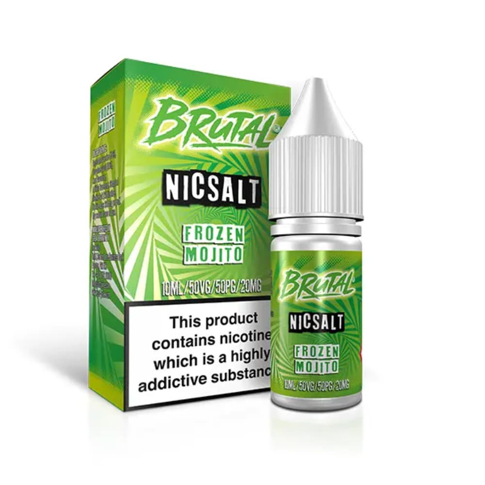  Drinks Frozen Mojito / 20mg Just Juice Brutal Nic Salts e liquids 10ml Box of 5
