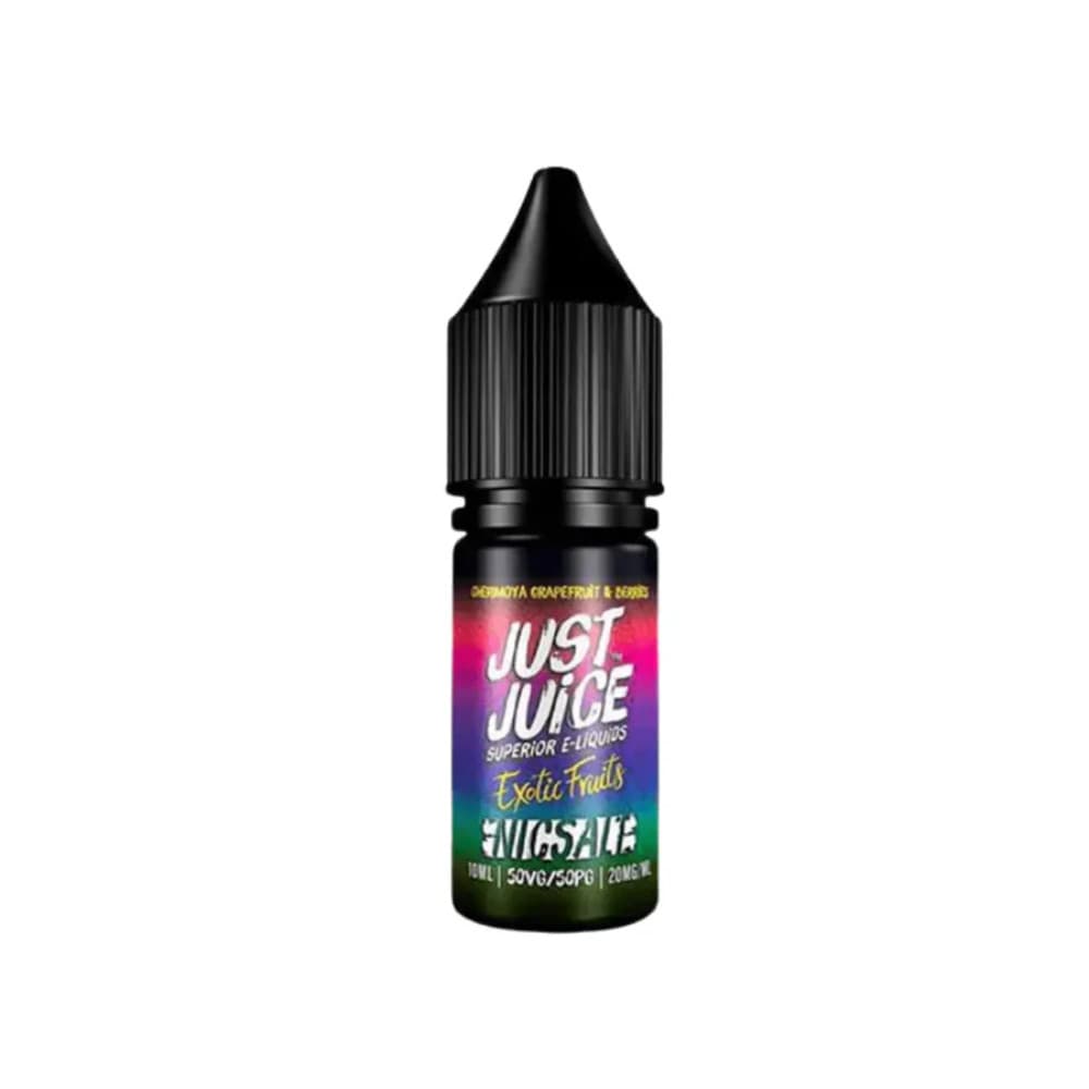  Cherimoya Grapefruit & Berries / 20mg Just Juice Exotic Fruits Nic Salts e liquids 10ml Box of 5