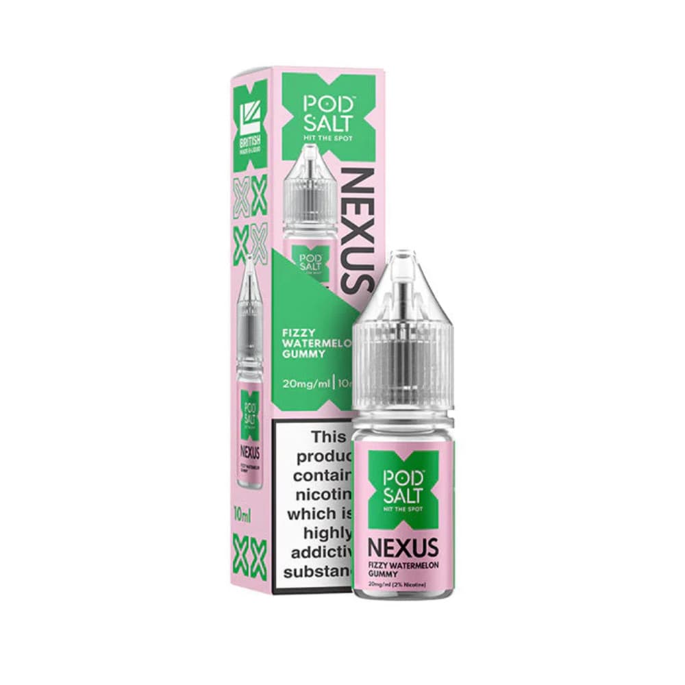  Fizzy Watermelon / 20mg Pod Salt Nexus e liquids 10ml Box of 10