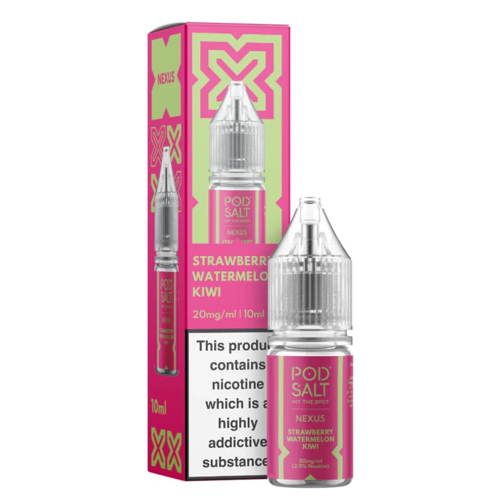  Strawberry Watermelon Kiwi / 20mg Pod Salt Nexus e liquids 10ml Box of 10