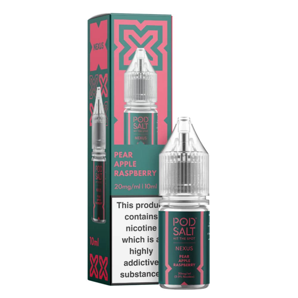  Pear Apple Raspberry / 10mg Pod Salt Nexus e liquids 10ml Box of 10