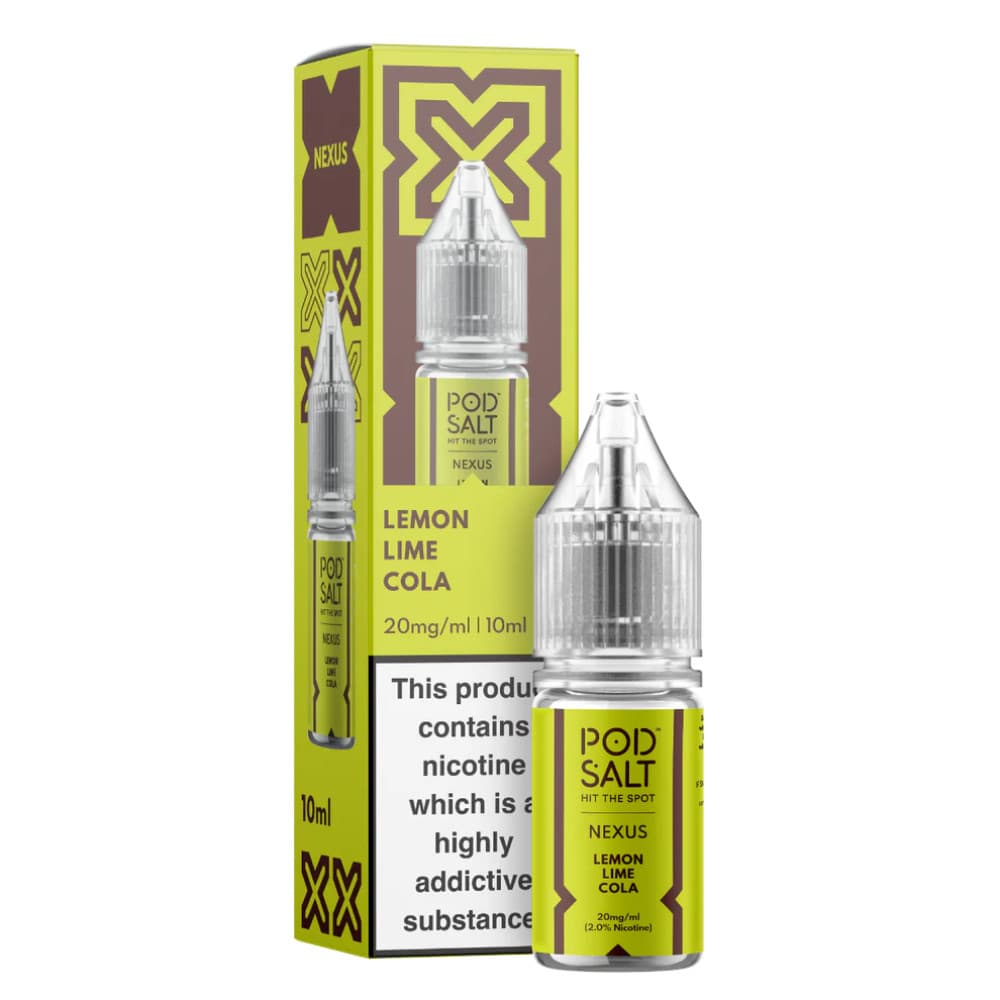  Lemon Lime Cola Ice / 10mg Pod Salt Nexus e liquids 10ml Box of 10