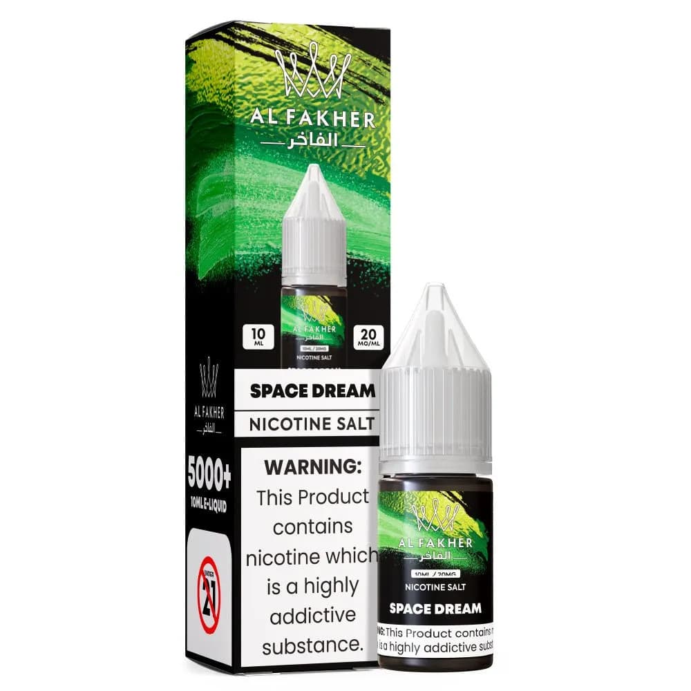  Space Dream / 10mg Al Fakher Nic Salts e liquids 10ml Box of 10