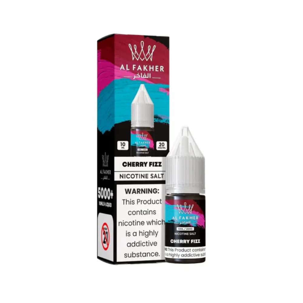  Cherry Fizz / 10mg Al Fakher Nic Salts e liquids 10ml Box of 10