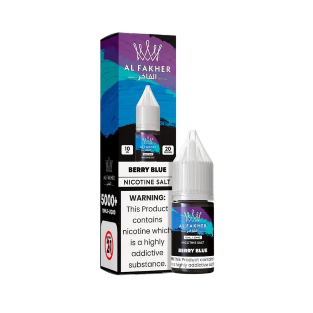  Berry Blue / 10mg Al Fakher Nic Salts e liquids 10ml Box of 10