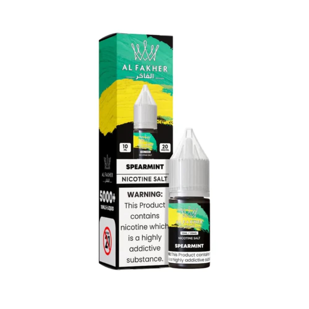  Spearmint / 20mg Al Fakher Nic Salts e liquids 10ml Box of 10