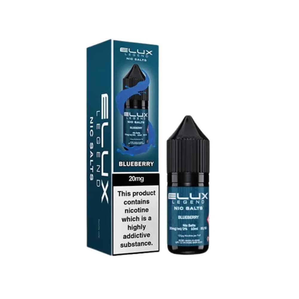  Blueberry / 10mg Elux Legend Nic Salts E-Liquids 10ml Box of 10