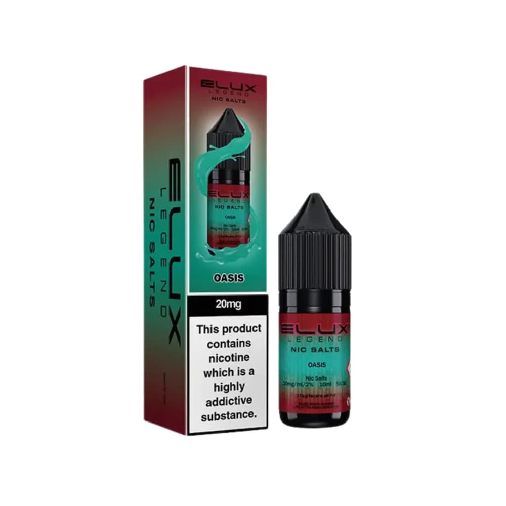  Oasis / 10mg Elux Legend Nic Salts E-Liquids 10ml Box of 10