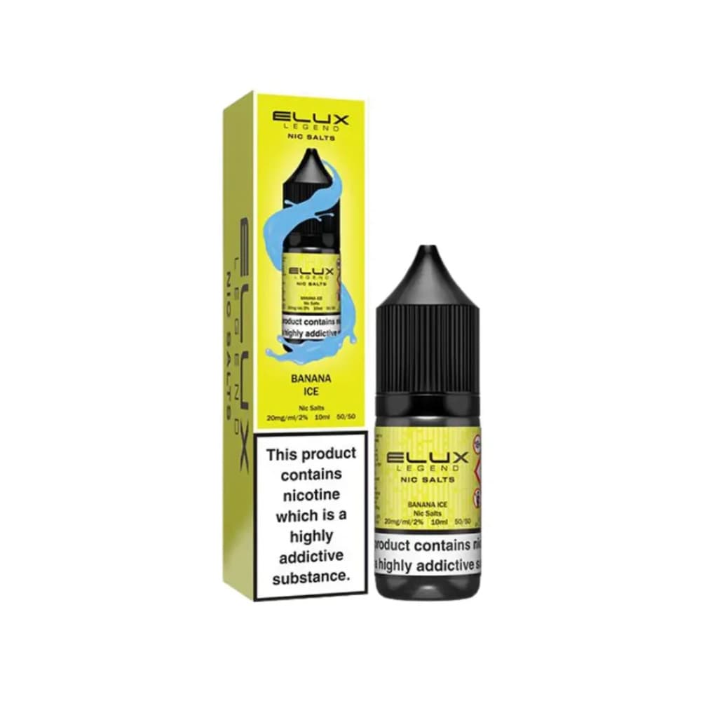  Banana Ice / 20mg Elux Legend Nic Salts E-Liquids 10ml Box of 10