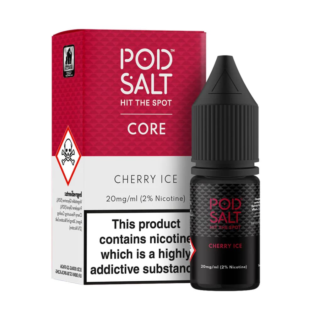  Cherry Ice / 11mg Pod Salt Core Nic Salts e liquids 10ml Box of 5