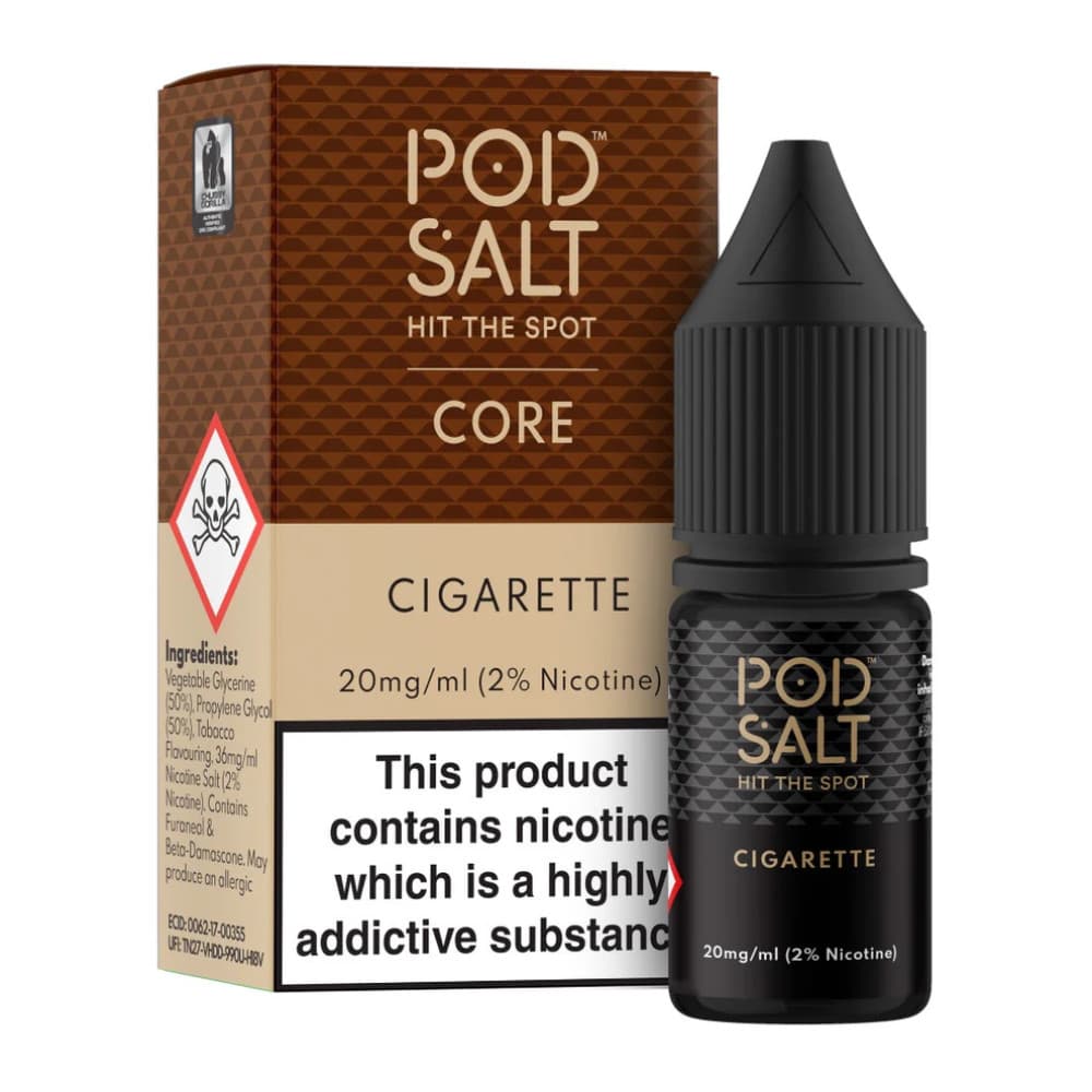  Cigarette / 11mg Pod Salt Core Nic Salts e liquids 10ml Box of 5