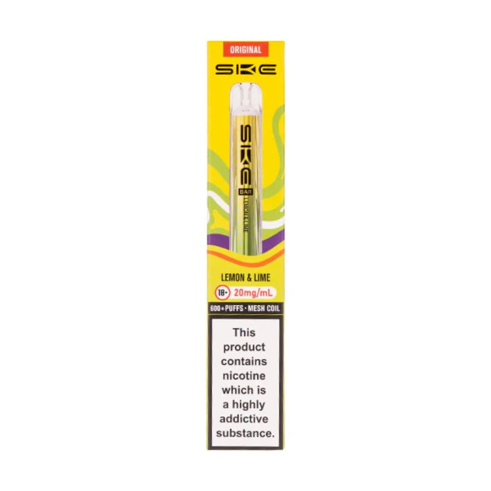  Lemon Lime Ske Crystal Original 600 Vape Kit Box of 10
