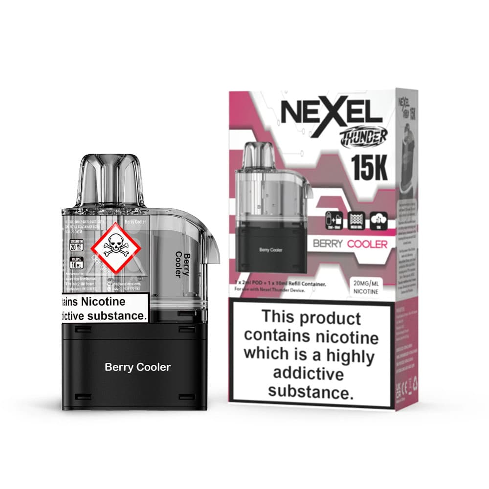  Berry Cooler Nexel Thunder 15k Pods Pack of 10