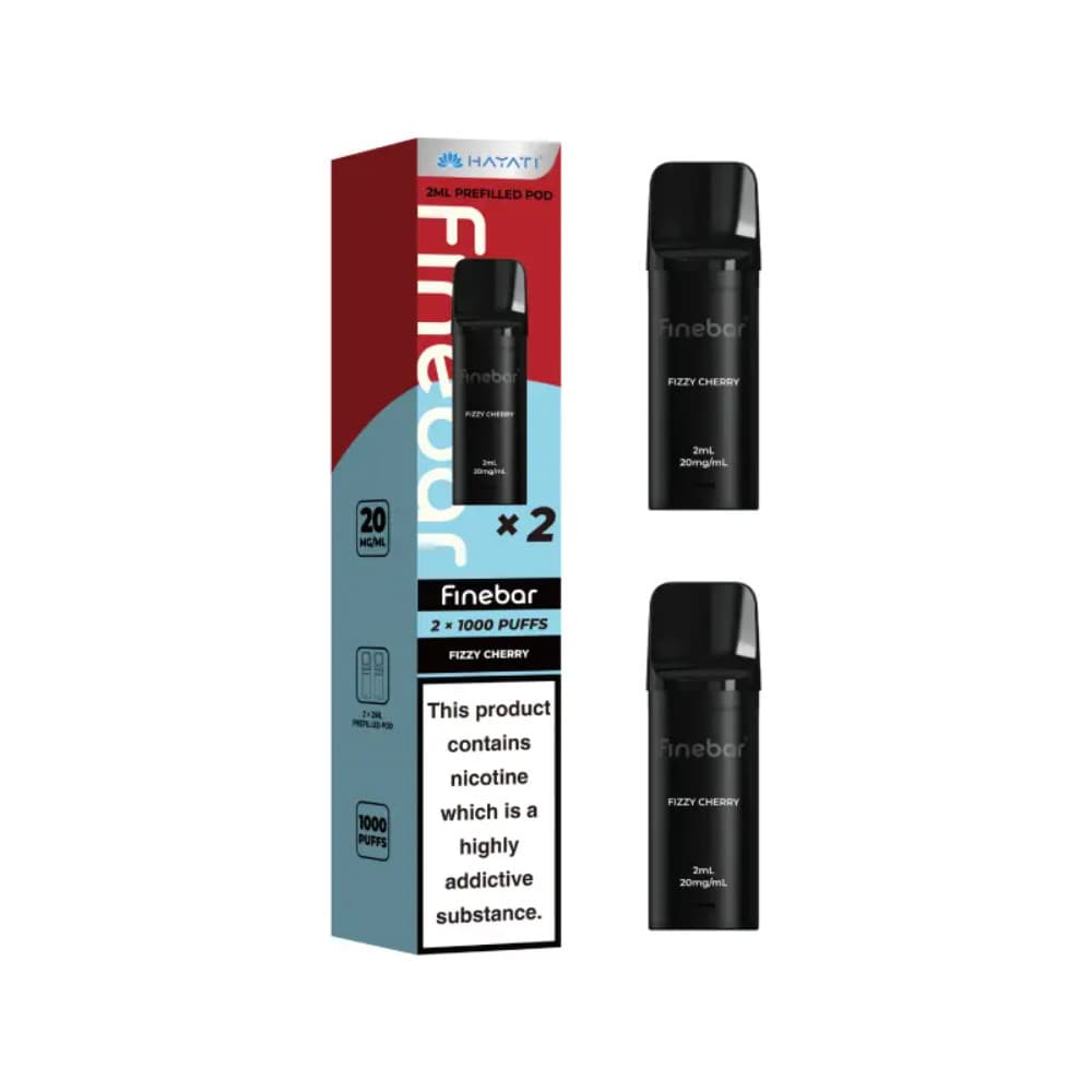  Fizzy Cherry Hayati Finebar Prefilled Pod Pack of 10