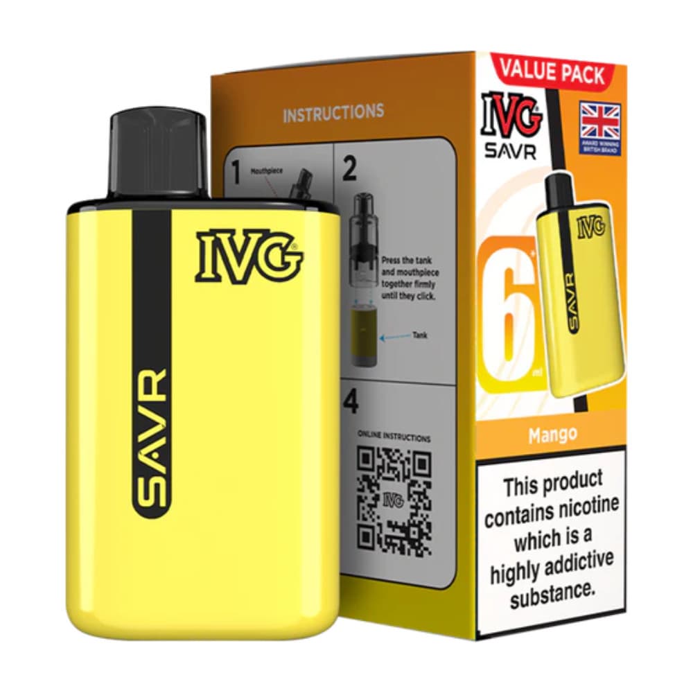  Mango IVG Savr 3000 Vape Kit Box of 5