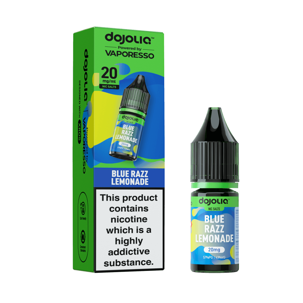  Blue Razz Lemonade / 20mg Vaporesso Dojo Liq Nic Salt 10ml Box of 10