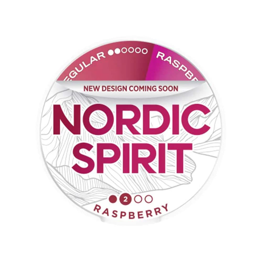  Raspberry Nordic Spirit Nicotine Pouches Pack of 10