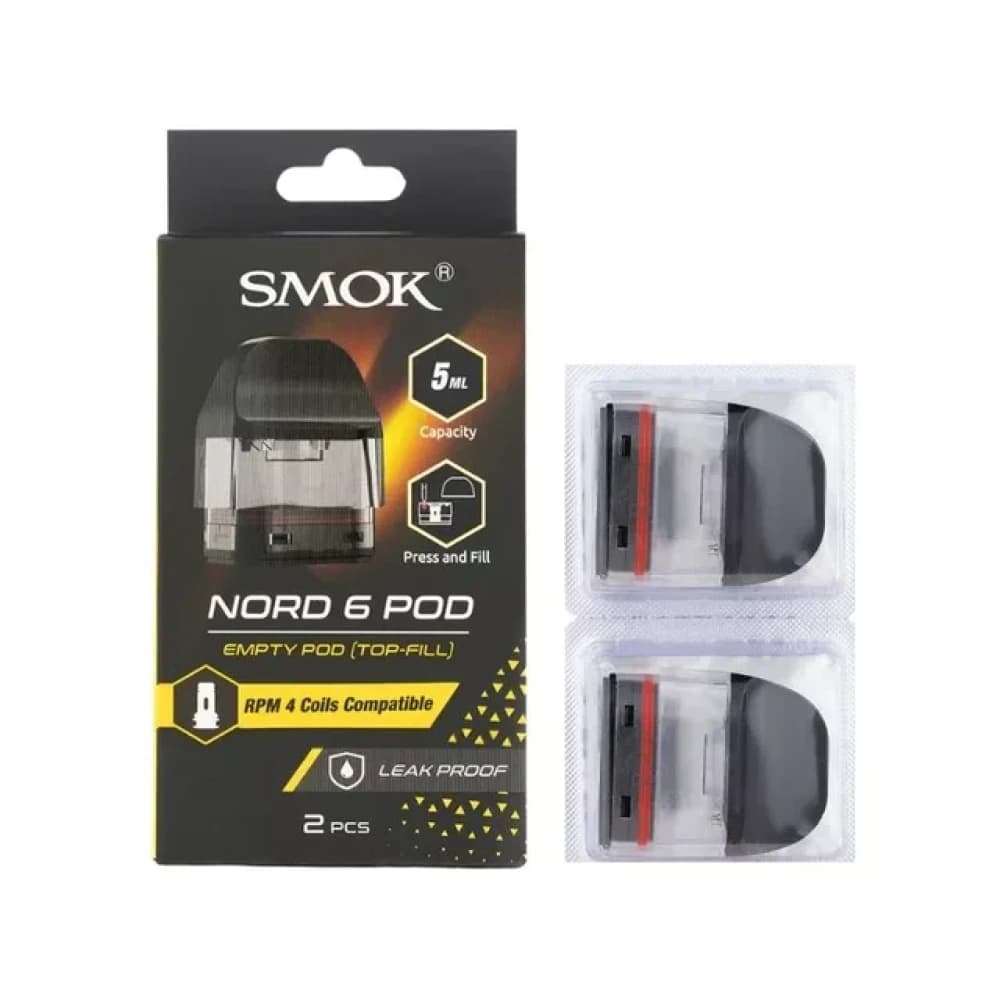  0.4ohm - XL SMOK NORD 6 Replacement Pods