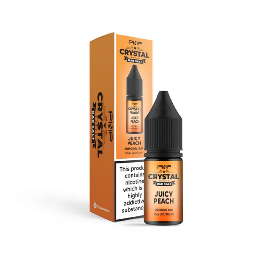  Juicy Peach / 10mg PNP Crystal Nic Salts 10ml Box of 10
