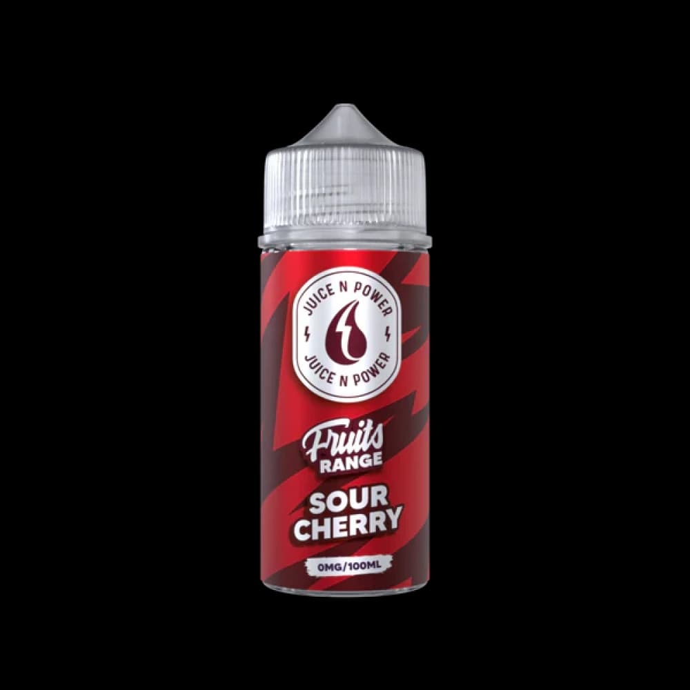  Sour Cherry (Fruits Range) Juice N Power 100ml Shortfill E-liquid