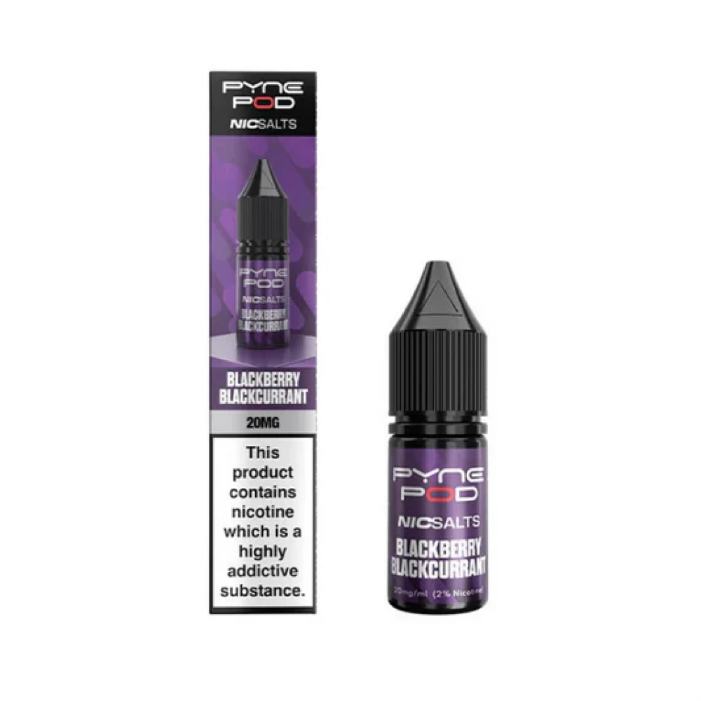  Blackberry Blackcurrant (Pre-Order) / 10mg Pyne Pod Nic Salts 10ml E-liquid Box of 10